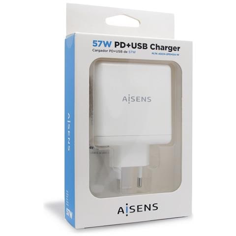 Asch-2pd45a-w Caricabatterie Per Dispositivi Mobili Gps, Comandi Di Gaming, Mp3, Mp4, Telefono Cellulare, Compute - Foto 2