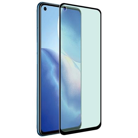 Salvadisplay In Vetro Temperato Per Oppo Find X3 Lite Antibatterico, Nero Transparente - Foto 1