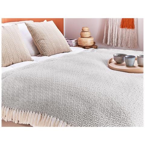 Coperta Mityal Cotone 125 X 150 Cm Tortora - Foto 1