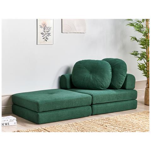 Divano Letto Olden Verde Scuro - Foto 1