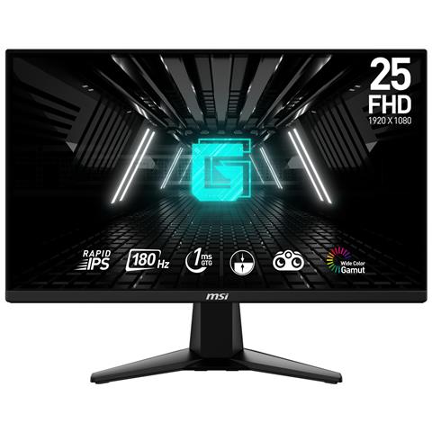 Monitor 24,5'',Gaming G255F 920x1080 Frequenza di Aggiornamento 180 Hz, Tempo di Risposta 1ms, Rapid IPS, FHD - Foto 1
