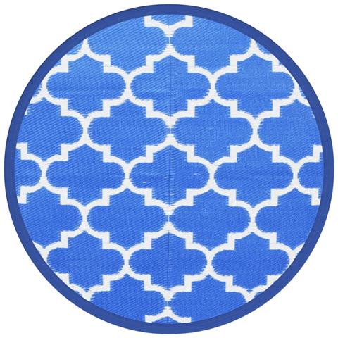 Tappeto Da Esterno Blu 200 Cm In Pp - Foto 2