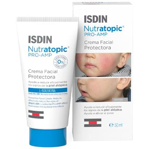 Isdin Nutratopic Pro Amp Crema Viso Pelle Atopica 50ml - Foto 1