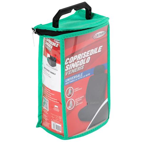 Coprisedile Singolo Anteriore Veneris Colore Nero - Foto 3