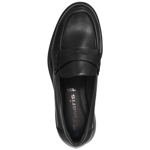 Black Casual Closed Loafers Mocassino Sintetico E Tessile Scarpe Donna Nero Eu 38, 1-24311-41 001 - Foto 3