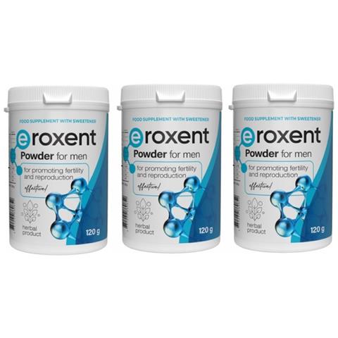 3x Eroxent Polvere Per Uomo 120 G - Foto 1
