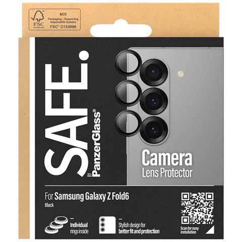 SAFE by PG Lens Prot Sam new Z Fold5 Blk Pellicola proteggischermo trasparente Samsung 1 pz - Foto 2