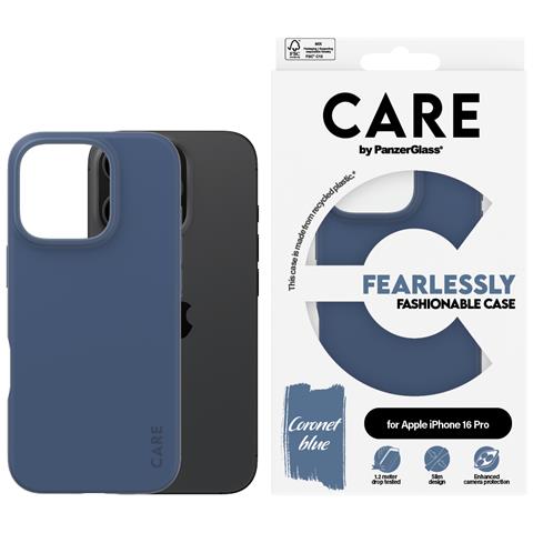 CARE by PG Blue iPhone16 6.3 Pro custodia per cellulare Cover Trasparente - Foto 2