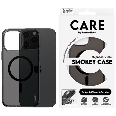 CARE by PG Smokey w. MagS iPhone16p 6.9 custodia per cellulare Cover Trasparente - Foto 2