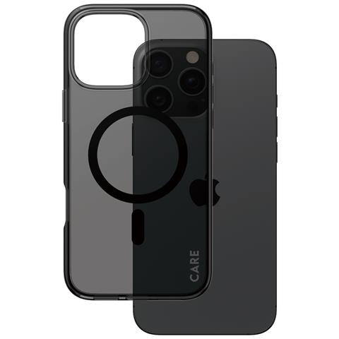 CARE by PG Smokey w. MagS iPhone16p 6.9 custodia per cellulare Cover Trasparente - Foto 1