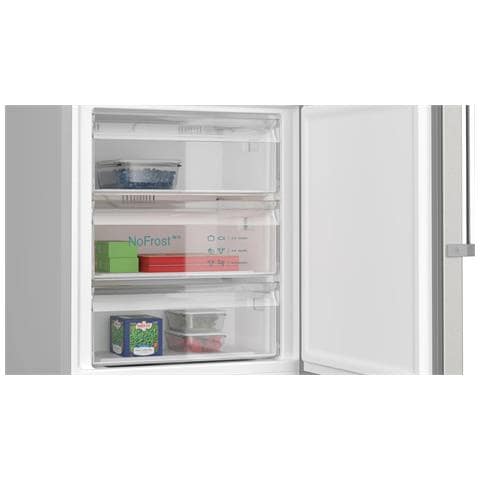 Frigorifero Combinato IQ500 KG49NAICT Multi Airflow Total No Frost Classe B Capacità Netta 440 Litri Colore Acciaio Inox - Foto 2