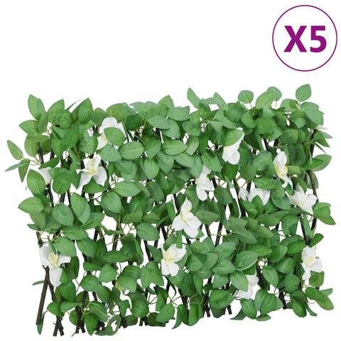 Traliccio Edera Artificiale Espandibile Verde 5pz 180x30 Cm - Foto 2