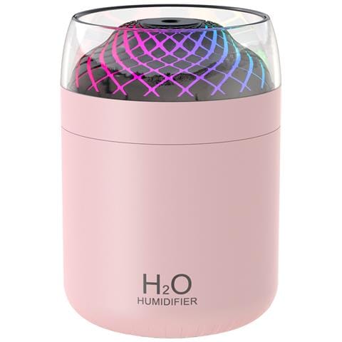 Elegante Umidificatore A Forma Di Bicchiere Di Vetro: Migliora Il Tuo Spazio Con Stile Pink - Foto 1