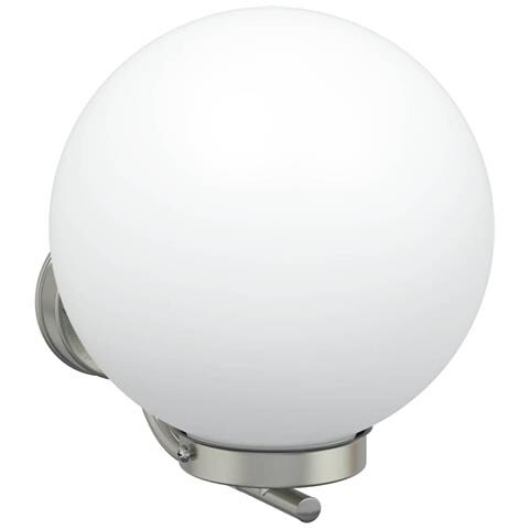 Faro da parete esterno  in acciaio inox argento IP44 - Foto 1