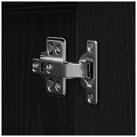 Mobile per TV Nero Rovere 180x31,5x40 cm Legno ingegnerizzato - Foto 9