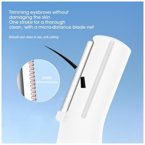 Set Rasoio Elettrico 4-in-1 Per Donna - Rimozione Indolore Di Peli Per Viso, Corpo, Naso E Sopracciglia White - Foto 6