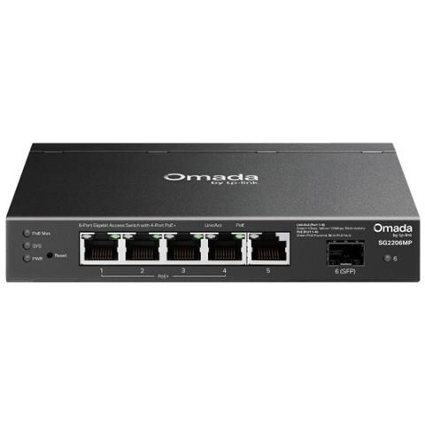 SG2206MP switch di rete L2 Gigabit Ethernet (10/100/1000) Supporto Power over Ethernet (PoE) - Foto 1