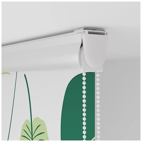 Tenda a Rullo Doccia Cassonetto 90x240cm Larghezza Tessuto 86cm - Foto 9