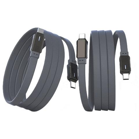 Cavo Dati Ricarica Rapida C-c: Silicone & Lega Di Zinco, Supporta Ricarica Rapida Pd - Foto 1