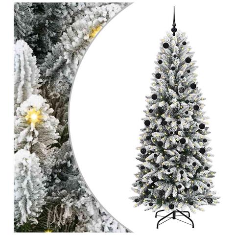 Albero di Natale artificiale con 300 LED Bianco 210 cm - Foto 1