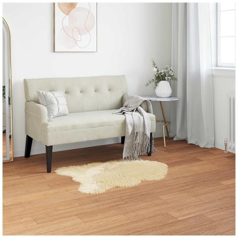 Tappeto Pecora Tafalla Crema 60 x 90 cm Poliestere - Foto 2