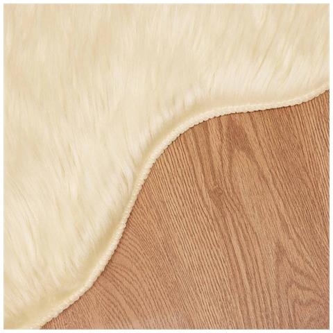 Tappeto Pecora Tafalla Crema 60 x 90 cm Poliestere - Foto 9