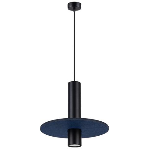 Lampada A Sospensione Pelta 1 Nero /navy Sl. 1884 - Moderno Lampada A Sospensione Blu Navy /nero 126x30x30 Cm - Foto 2