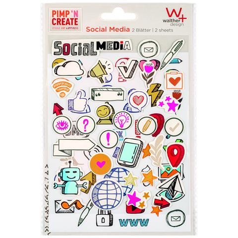 Adesivi Social Media, Pimp And Create - Foto 1