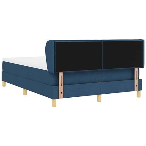 Letto a molle con materasso Blu 140 x 200 cm Tessuto - Foto 9