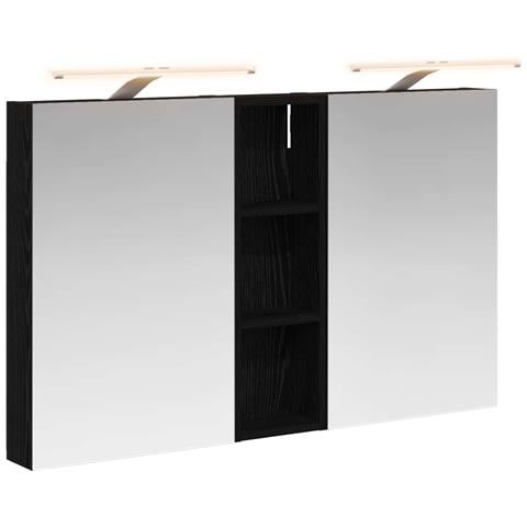Set di Armadi da Bagno con porta 3 pcs 100 x 10,5 x 60,5 cm - Foto 1
