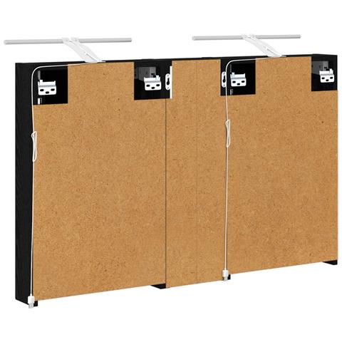 Set di Armadi da Bagno con porta 3 pcs 100 x 10,5 x 60,5 cm - Foto 9