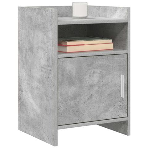 Comodini Grigio Cemento 40 x 36 x 60 cm Legno ingegnerizzato - Foto 2