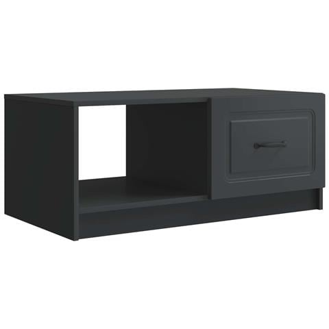 Tavolino da salotto Nero 90 x 50 x 37 cm Legno ingegnerizzato - Foto 1