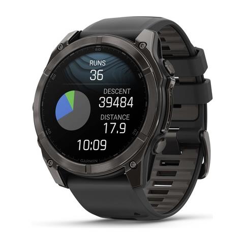 Fenix 8 3,56 cm (1.4") AMOLED 51 mm Digitale 454 x 454 Pixel Touch screen Titanio Wi-Fi GPS (satellitare) - Foto 2