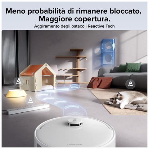 Qrevo 2 Pro Robot Aspirapolvere Lavapavimenti 25.000Pa, Bianco | Panno Estensibile, Antigroviglio, Autopulizia Panno 75°C, Rimozione Automatica dei Panni, Evita Ostacoli,Bianco - Foto 11