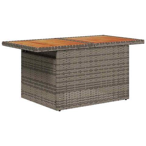 Set Divano da Giardino 5 pz grigio e blu navy - Foto 10