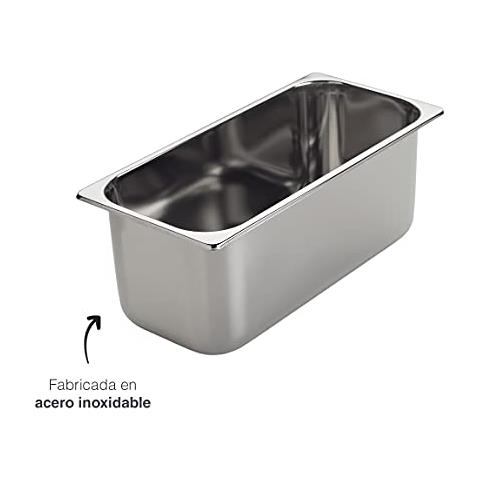 66175 - Secchiello per gelato, contenitore per gelato, vassoio in acciaio inox 18/10 - Foto 3