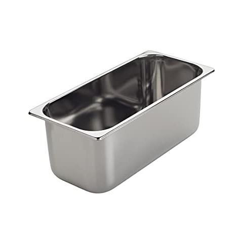 66175 - Secchiello per gelato, contenitore per gelato, vassoio in acciaio inox 18/10 - Foto 1