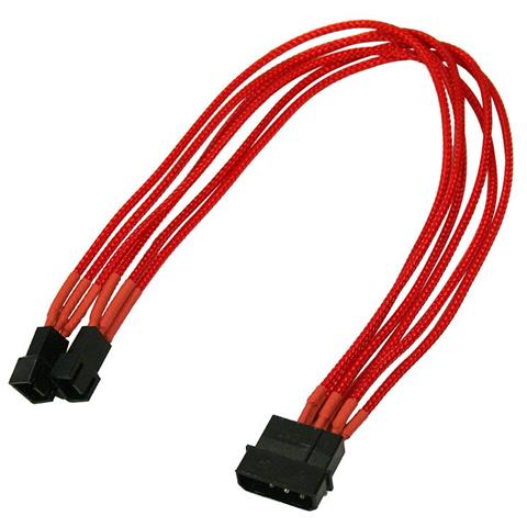 900300015 4-pin molex 2 x 3-pin molex Rosso cavo di interfaccia e adattatore - Foto 1