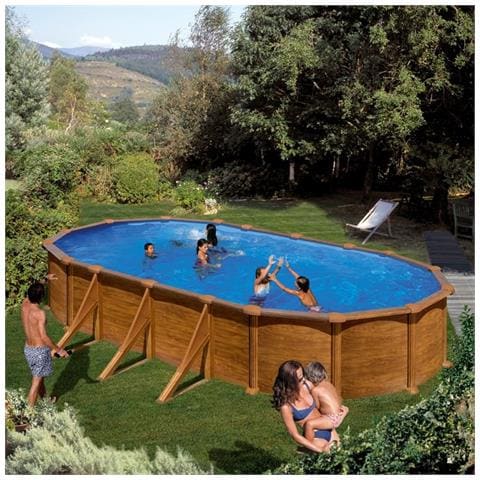 Piscina Maurituis Ovale 6 Supporti, Liner Blu 407100, Filtro Sabbia - Foto 2