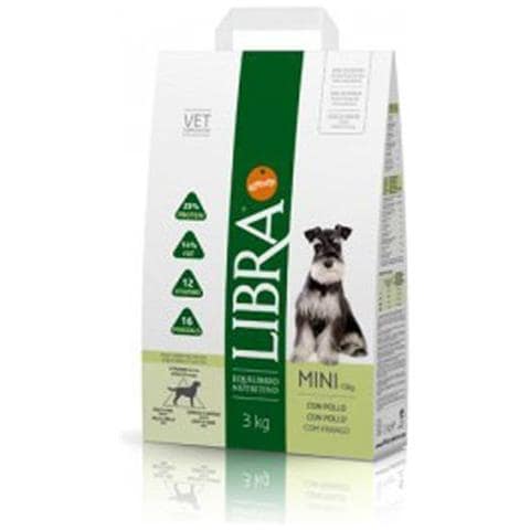 Libra Cane Adulto Taglia Piccola, Alimento Completo Al Pollo, 3kg - Foto 1