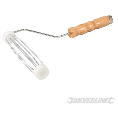 Gabbietta Porta Rullo Con Manico In Legno, Verniciatura, Pitturazione - Foto 1