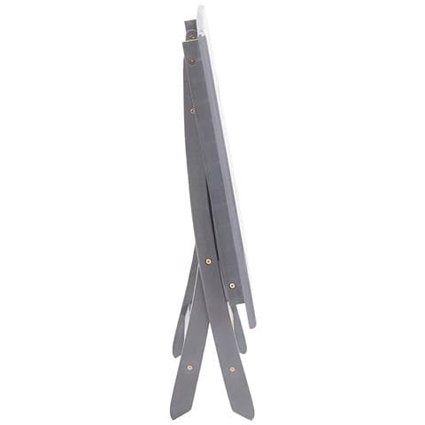 Set Da Pranzo Per Giardino 5 Pz Legno Massello Di Acacia Grigio - Foto 10