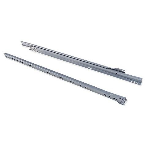3019925 Guida-binario Con Cuscinetti A Rulli Per Cassetto, Grigio Metallizzato, 800 Mm, Set Di 5 - Foto 2