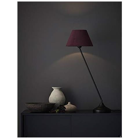 Garda Lampada Da Tavolo Nero, Bordeaux E27 - Foto 2