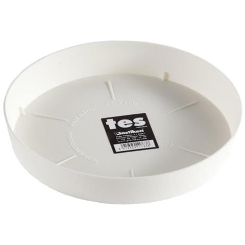 Vassoio 20 Cm - Per Vaso 26 Cm - Bianco - Foto 1