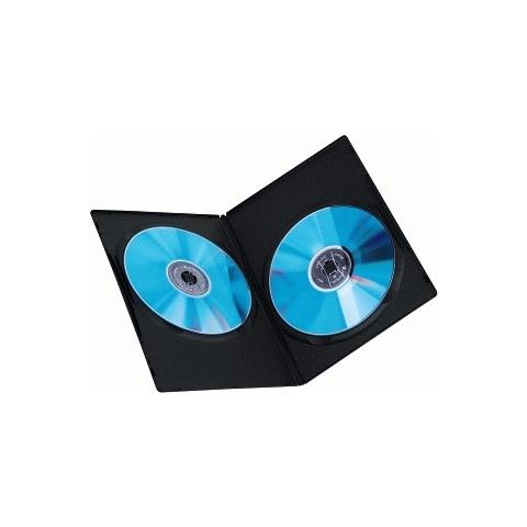 DVD Slim Double-Box 25, Black 2dischi Nero - Foto 1