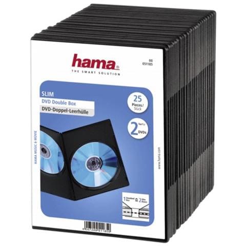 DVD Slim Double-Box 25, Black 2dischi Nero - Foto 2