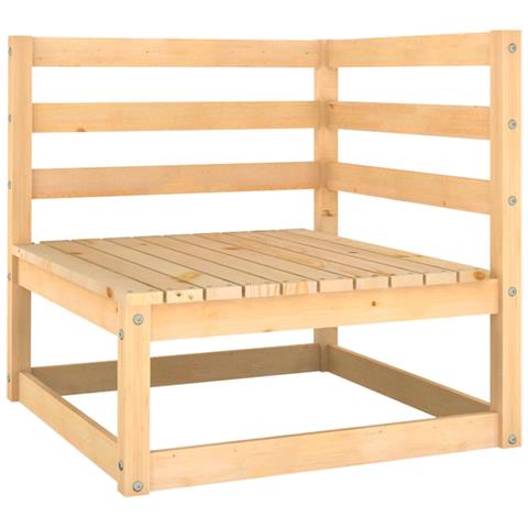 Set Divani Giardino 6 pz con Cuscini in Legno Massello di Pino - Foto 10