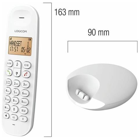Telefono Fisso Dect Iloa 150 Solo Bianco - Foto 4